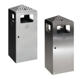 VAR Combination ashtray H 92 with pyramid roof
