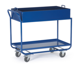 Rollcart Table trolley 1010x585 mm, load capacity 300 kg, 2 Shelves