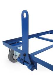 Rollcart Drawbar and coupling for box scooters