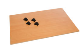 Rollcart Wooden shelf for mesh trolley