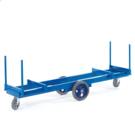 Rollcart Long material trolley, load capacity 2000 kg, loading area 2000 x 600 mm