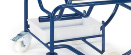 Rollcart Drip tray for barrel tipping frame