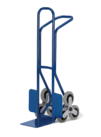 Rollcart 3-star stair truck, load capacity 150 kg, bucket width 250 mm, TPE tires