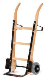 Rollcart Wooden sack truck with high steel fittings