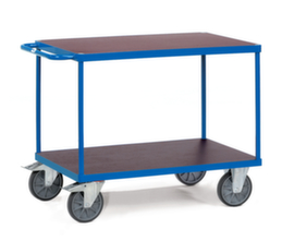 fetra Heavy-duty table trolley with waterproof + non-slip shelves