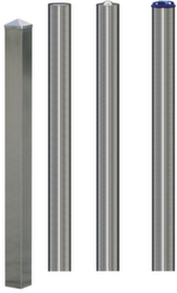 Stainless steel barrier post