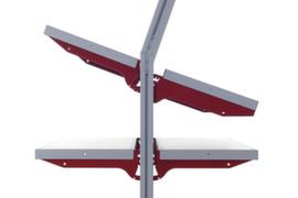 Rocholz Shelf System Flex for packing table