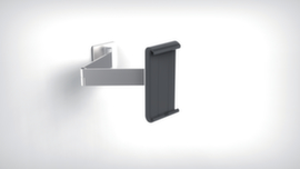 Durable Tablet wall mount, height x width x depth 225 x 95 x 170 mm