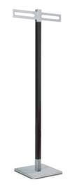 Coat rack Montana, silver/anthracite