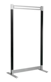 Row wardrobe Montana, silver/anthracite