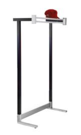 Row wardrobe Montana, silver/anthracite