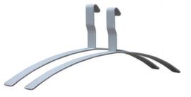 2 aluminum clothes hangers  for Wall and floor coat rack