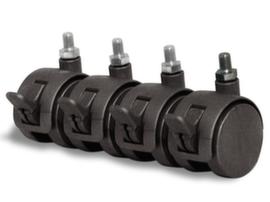 4 double swivel castors for Row wardrobe