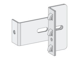 Wall anchoring for Plug-in shelf