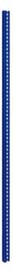 hofe Uprights in blue for shelving