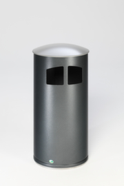 VAR Litter garbage can with 2 openings