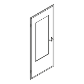 Säbu Inspection window door for Multipurpose room