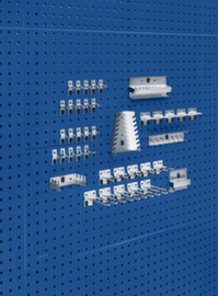 bott Perforated panel with 42-piece hook assortment