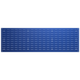 bott Slotted plate, height x width 457 x 1981 mm, RAL5010 Gentian blue