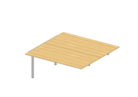 Quadrifoglio Add-on table Practika for bench table with 4-legged frame