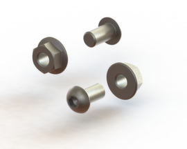 META Shelf screw connection M6x12 for Storage rack
