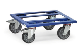 fetra Transport trolley KF 5 with open angle frame, load capacity 400 kg, TPE tires