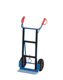 fetra Hand truck with rubber coating, load capacity 350 kg, Air tires