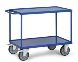 fetra Table trolley with steel shelves