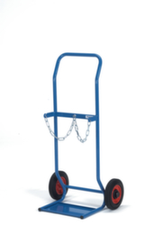 fetra Barrel trolley, for 2x10 l  bottle, Solid rubber tires