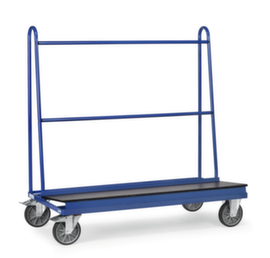fetra Panel trolley with feeder frame, load capacity 500 kg, loading area 1500 x 400 mm
