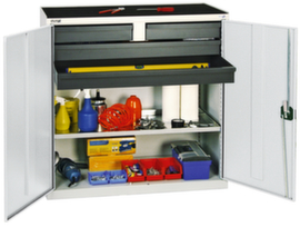 stumpf Workshop cabinet Serie 3000 with 1 shelf + 4 drawers, width 1000 mm