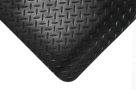 Self-extinguishing workplace floor covering