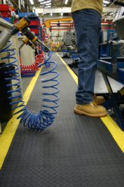 Industrial mat Safety with tear plate profile