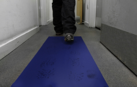 Cleanroom mat First Step, length x width 1170 x 450 mm