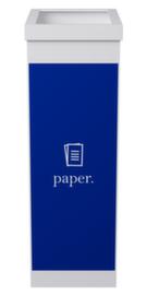 Polystyrene recycling bin