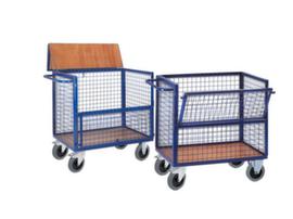 Rollcart Box trolley with wire mesh walls