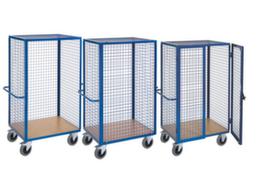 Rollcart Cabinet trolley with mesh walls