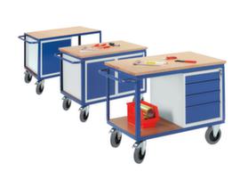 Rollcart Table and cupboard trolleys with 600 kg load capacity