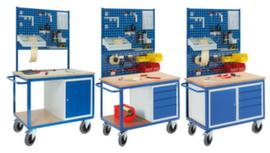 Rollcart Workbench and assembly trolley with 600 kg load capacity