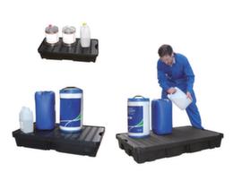 PE drip tray for small containers