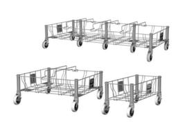 Rubbermaid Trolley Slim Jim® for recyclables collector