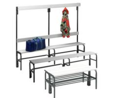 Sypro Changing room bench for damp rooms