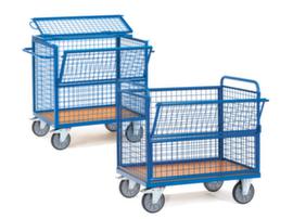 fetra Box trolley with wire mesh walls