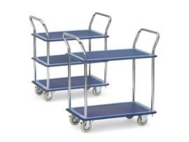 fetra Shelf trolley with anti-slip coating