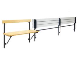 Sypro Folding bench for wall mounting