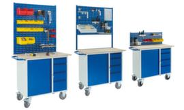 Rollcart Workbench and assembly trolley with 400 kg load capacity
