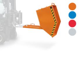 Bauer Oil-tight tipping skip for bulk goods + liquids