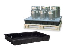 Pallet top tray made of PE