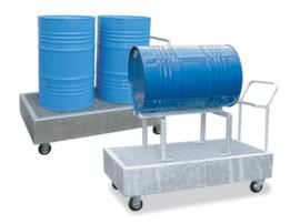 Lacont Mobile drip tray with grating