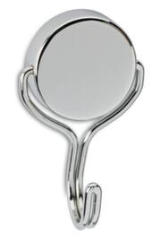 MAUL Strong neodymium hook magnet, light silver, Ø 385 mm